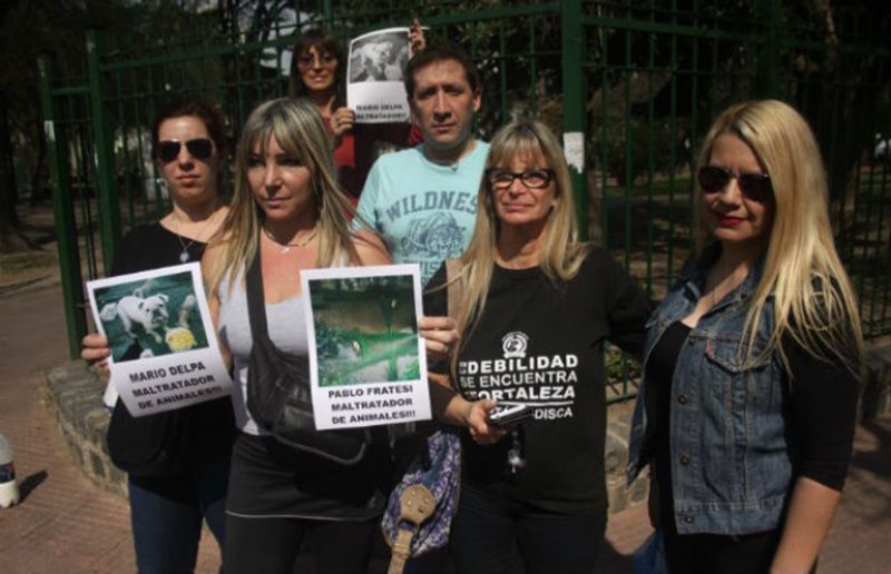 Los denunciantes aseguran que los perritos están en muy malas condiciones (Gustavo Muñoz-Diario Crónica).