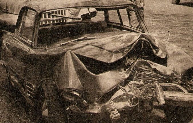 Julio Sosa auto accidentado