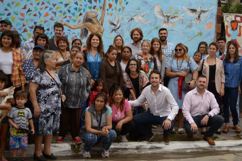 Mural Trata de personas cildañez