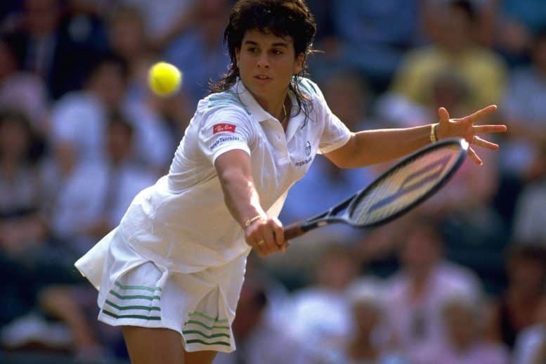 Gabriela Sabatini en Wimbledon.
