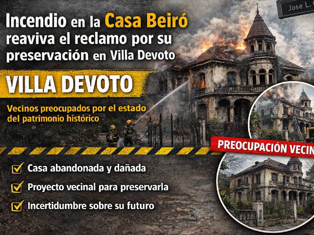 Casa Beiro Incendio