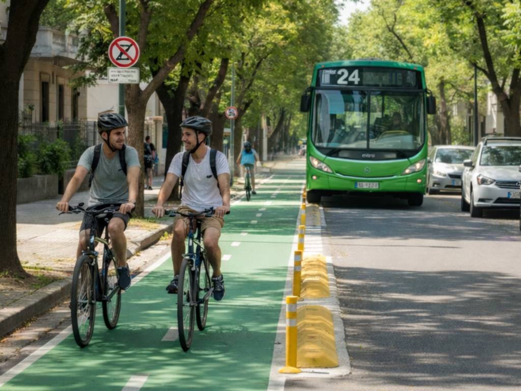 Ciclovias en Villa del Parque