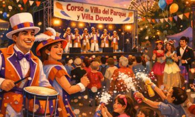 Los Pitucos en Villa del Parque carnaval 2026