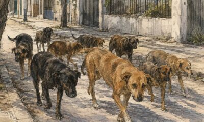 Manada perros Villa Santa Rita
