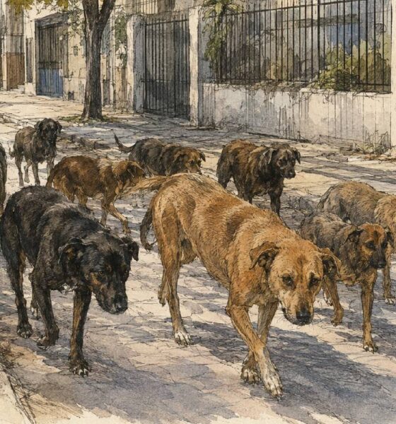 Manada perros Villa Santa Rita