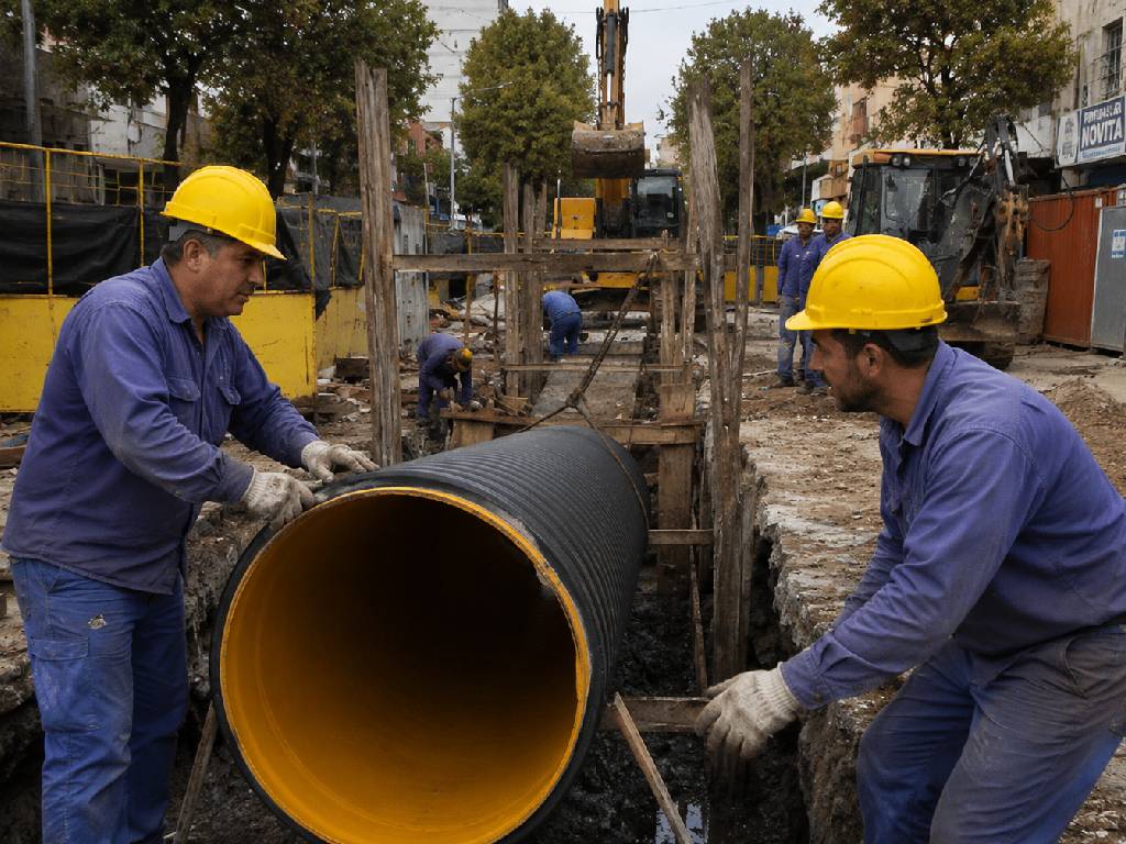 Obra pluvial comuna 11