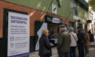 Vacuna antigripal en Villa Sahores
