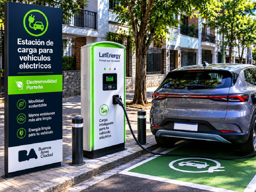 Carga para autos eléctricos en Villa Devoto