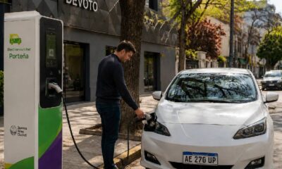 Carga para autos eléctricos en Villa Devoto