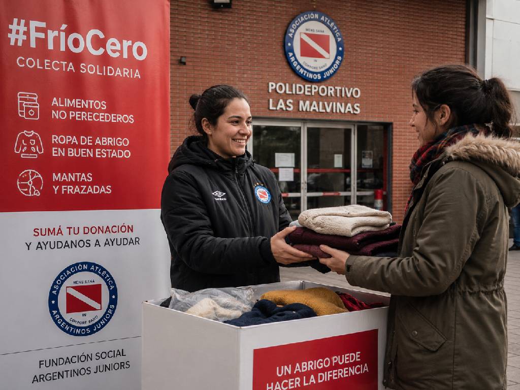 Colecta solidaria Argentinos Juniors