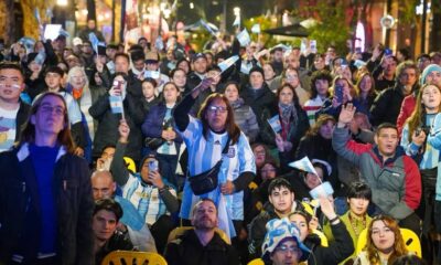 Modo hincha mundial en Villa Devoto