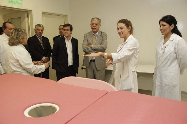 Julio De Vido y Mariano Recalde recorrieron el Instituto Roffo